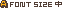 Font size ��